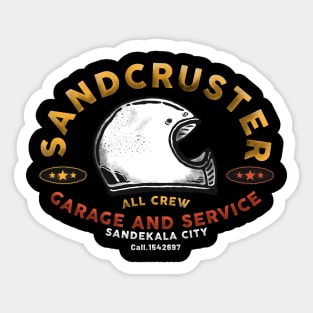 Sandcruster Garage and Service Sticker